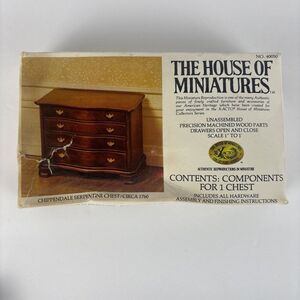 The House of Miniatures Chest No 40050 Open box Sealed Contents